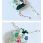 Round Drawstring Bag Free Sewing Pattern