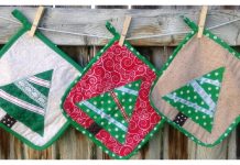 Christmas Tree Hot Pads Free Sewing Pattern