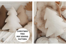 Christmas Tree Pillow Sewing Pattern