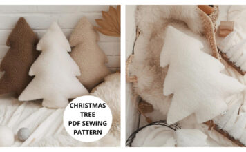 Christmas Tree Pillow Sewing Pattern