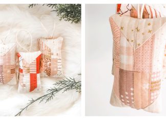 Modern Quilted Ornament Free Sewing Pattern