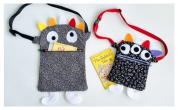 Monster Bag Free Sewing Pattern