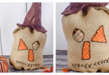 Primitive Burlap Pumpkin Free Sewing Pattern