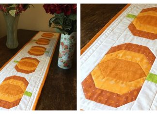 Pumpkin Table Runner Free Sewing Pattern