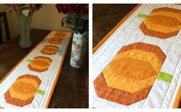 Pumpkin Table Runner Free Sewing Pattern