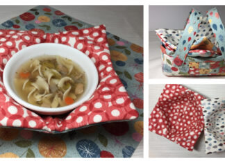 Soup Bowl Holders Free Sewing Pattern