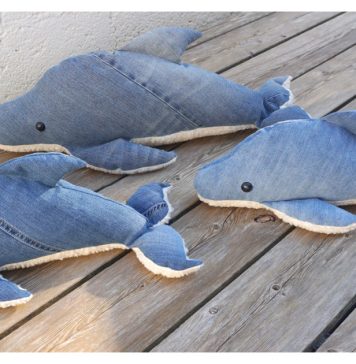 Dolphin Pillow Free Sewing Pattern
