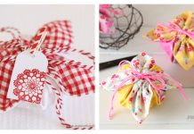 Flower Sugar Pouches Free Sewing Pattern