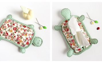 Turtle Tissue Case Sewing Pattern