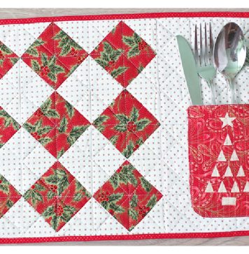 Placemat with Pocket Free Sewing Pattern