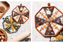 Slice the Pie Pot Holders Free Sewing Pattern