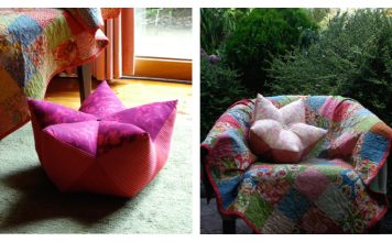 Star Fruit Cushion Free Sewing Pattern