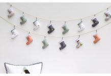 Tiny Stocking Bunting Free Sewing Pattern
