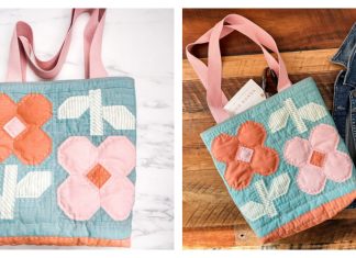 Quilted Tote Free Sewing Pattern
