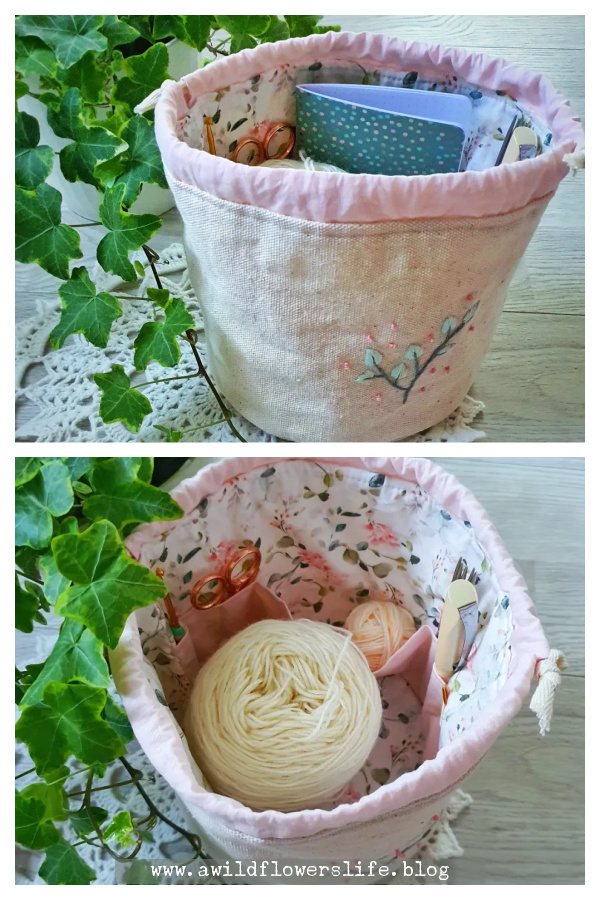 Wildflower Project-Bag Free Sewing Pattern