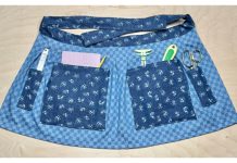 Craft Room Apron Free Sewing Pattern