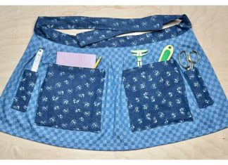 Craft Room Apron Free Sewing Pattern