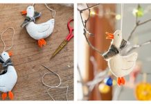 Happy Goose Ornament Free Sewing Pattern