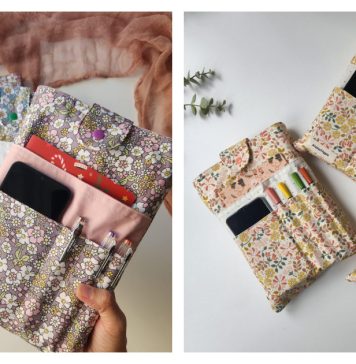 Book Sleeve Sewing Pattern Book Sleeve Sewing Pattern