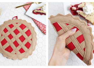 Cherry Pie Potholder Free Sewing Pattern