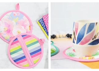 Easy Oven Mitt and Pot Holder Free Sewing Pattern