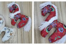 Fabric Dala Horse Free Sewing Pattern