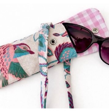 DIY Sunglasses Case Free Sewing Pattern